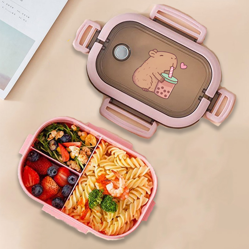Food Storage Lunch Box - Capybara 도시락 상자 애니메이션 동물 인쇄