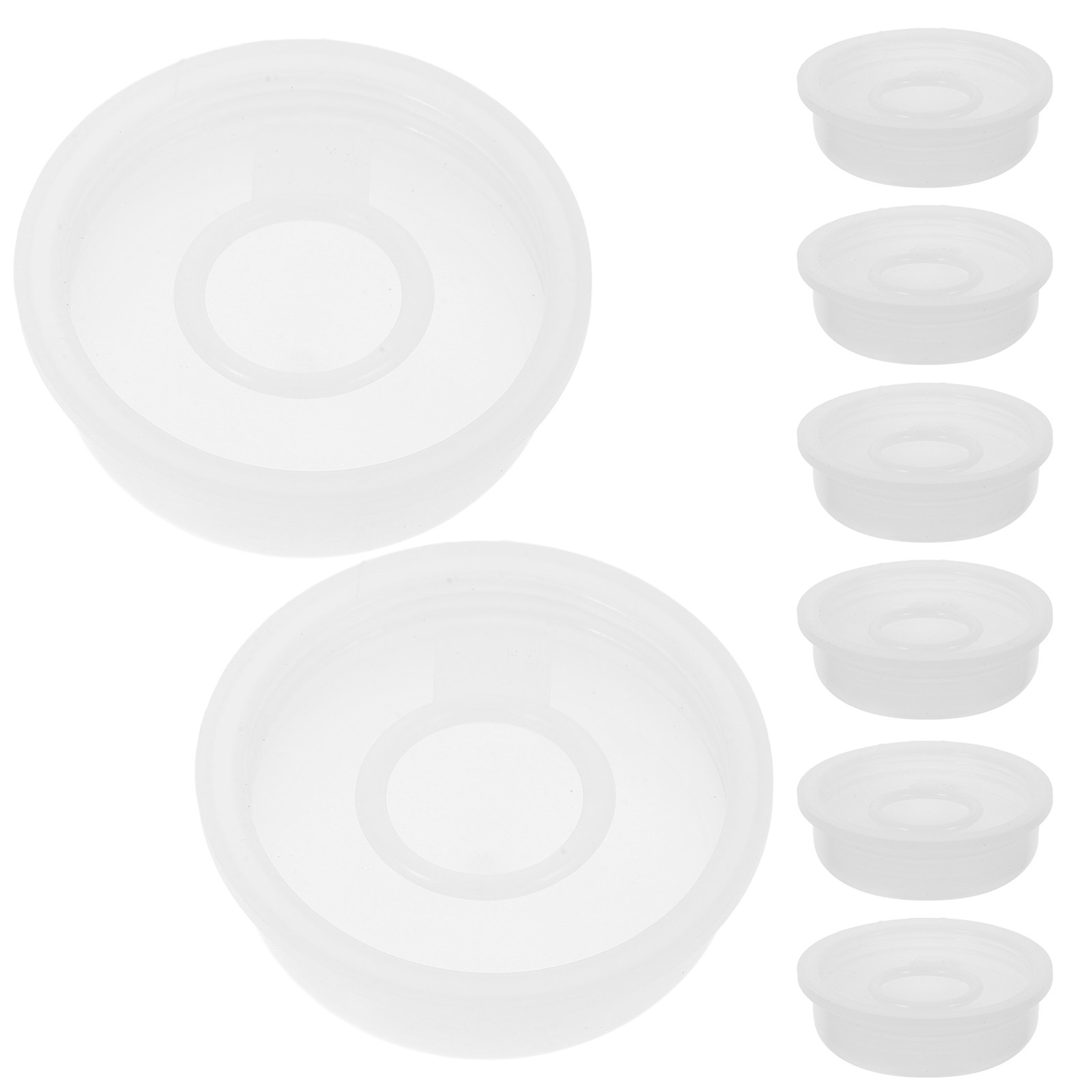 Food Storage And - 10Pcs 플라스틱 화학 버킷 뚜껑 씰링