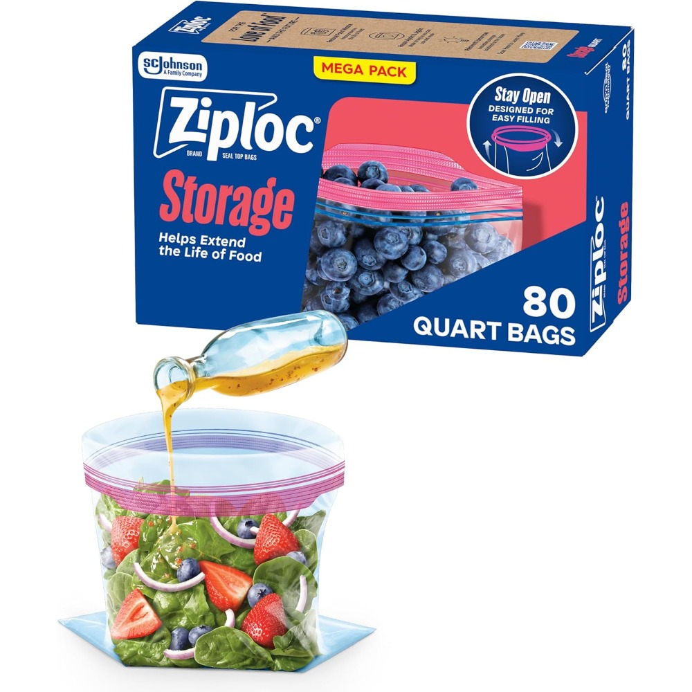 Food Storage Freezer - 스탠드업 쿼트 식품 보관 백, 쉽게