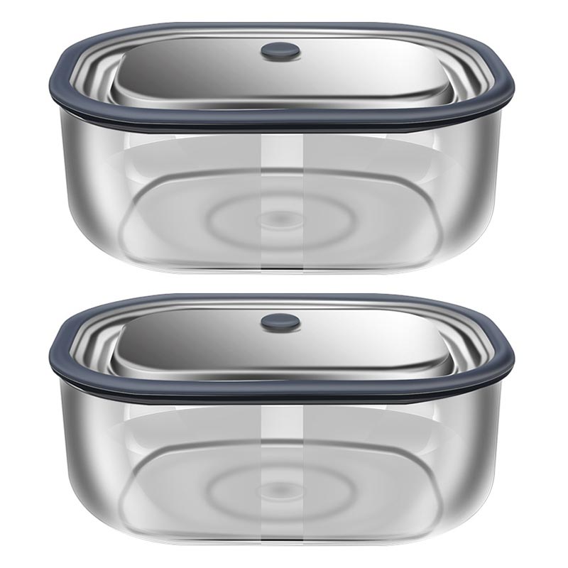 Food Storage Oven Safe - 고 붕규산염 유리 직사각형 도시락 상자,