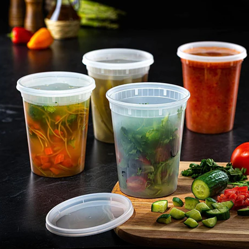 Food Storage Freezer - 뚜껑이 있는 식품 보관 용기, 냉동고