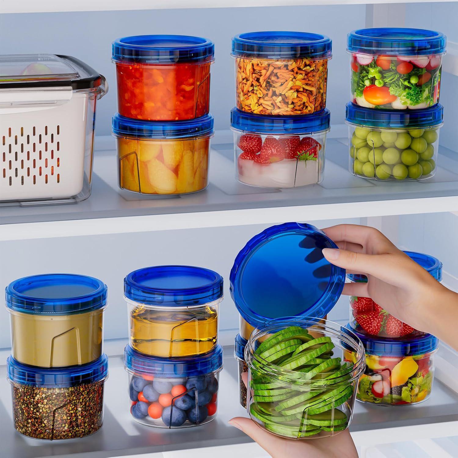 식품 보관용 냉동고 용기 6개 16온스 누출 방지 쌓을 - Food Storage Freezer 리뷰 및 가격