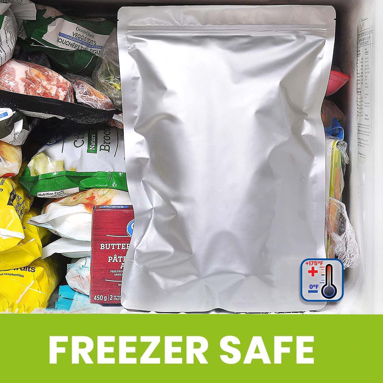 0.25/1/2.5/5갤런 은색 알루미늄 마일라 백 식 - Food Storage For Long Term 리뷰 및 가격