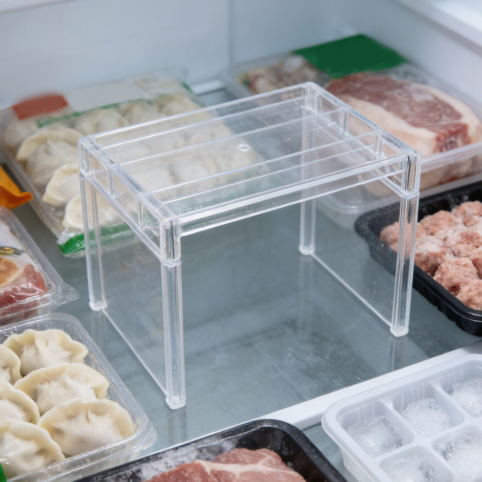 2개 세트 냉장고 정리 선반 투명 수납 랙 냉동실 선반 - Food Storage Freezer 리뷰 및 가격