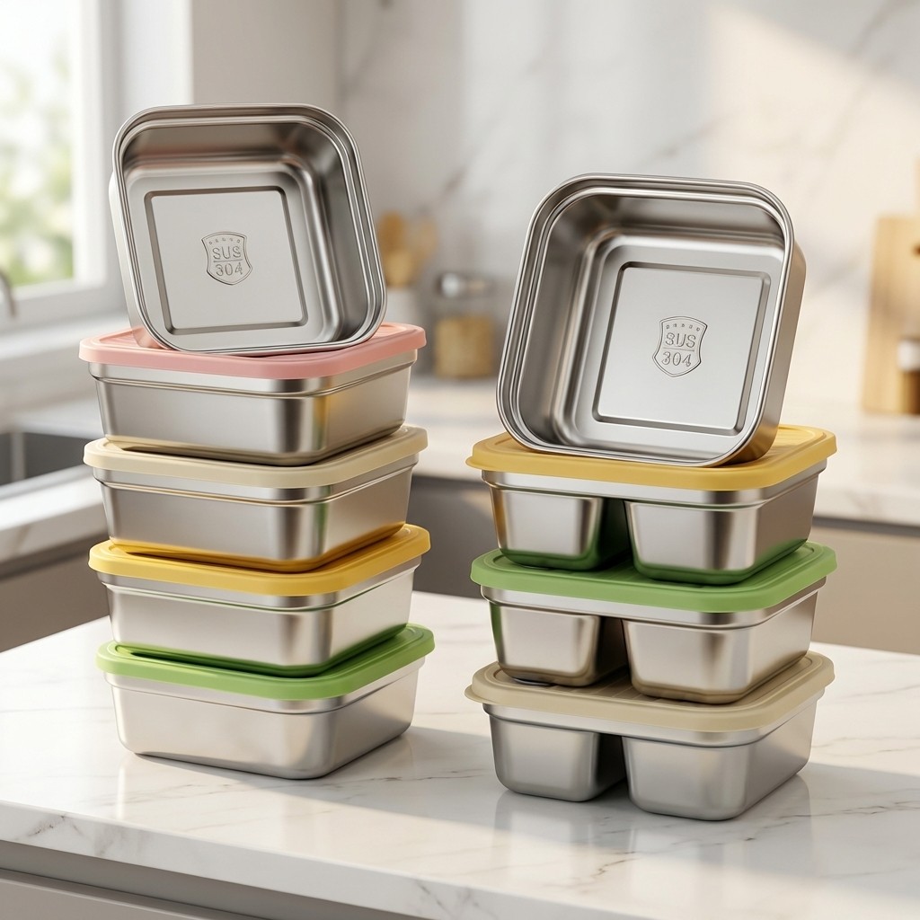 과일 야채 보관 용기 쌓을 수 있는 대용량 304 스테 - Food Storage Freezer 리뷰 및 가격