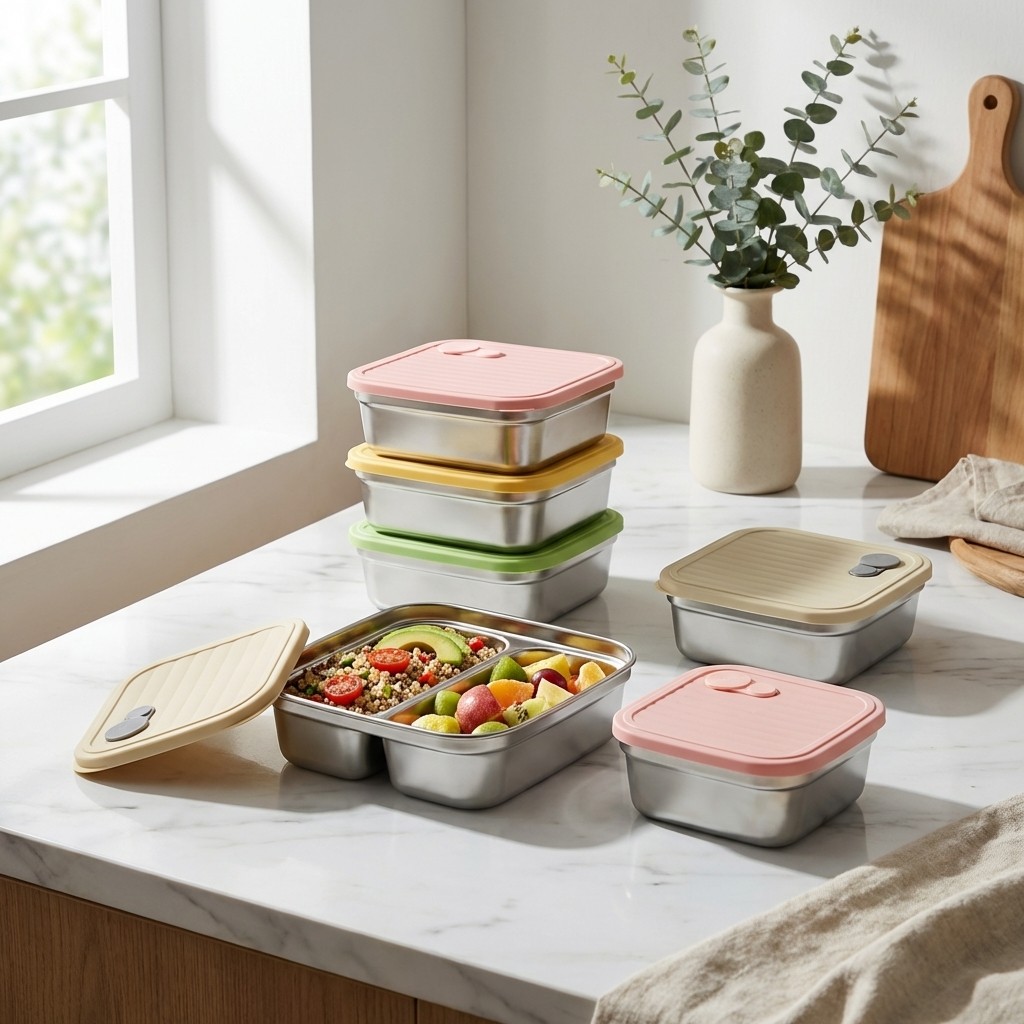 과일 야채 보관 용기 쌓을 수 있는 대용량 304 스테 - Food Storage Freezer 리뷰 및 가격