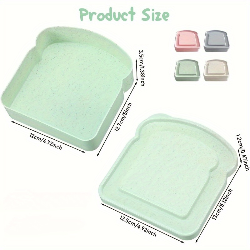 1pc 도시락 상자, 샌드위치 용기, 도시락 상자용 플 - Food Storage Lunch Box 리뷰 및 가격