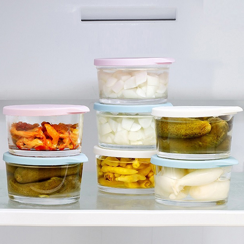 ● 전자레인지 사용 가능 원형 식품 보관 용기 고붕규산 - Food Storage Glass Containers 리뷰 및 가격