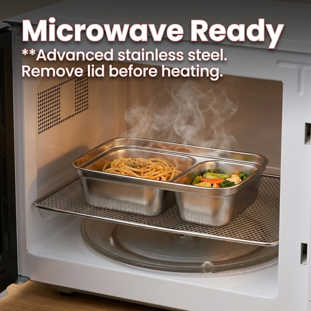 전자레인지 사용 가능 304 스테인리스 도시락 세트 벤 - Food Storage Oven Safe 리뷰 및 가격