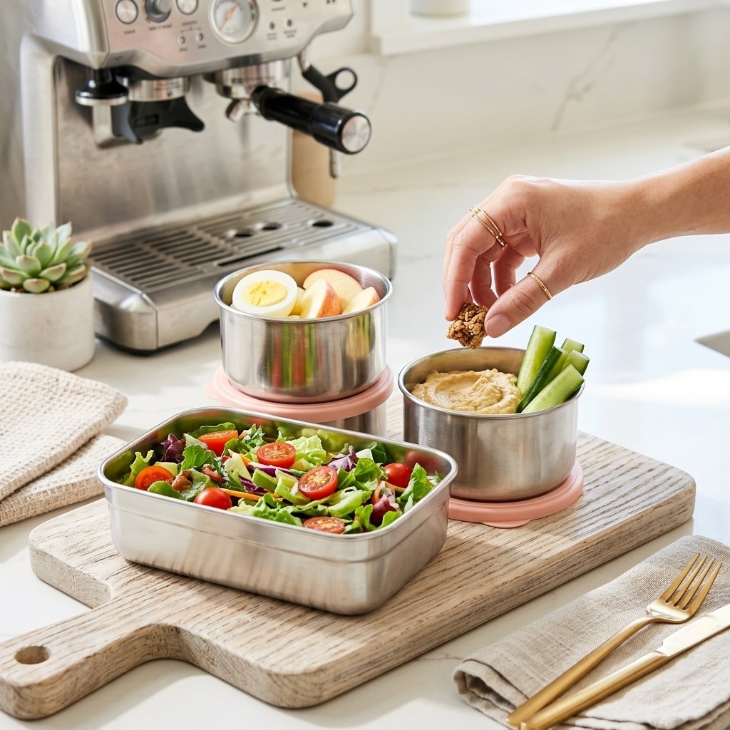 전자레인지 사용 가능 304 스테인리스 도시락 세트 벤 - Food Storage Oven Safe 리뷰 및 가격