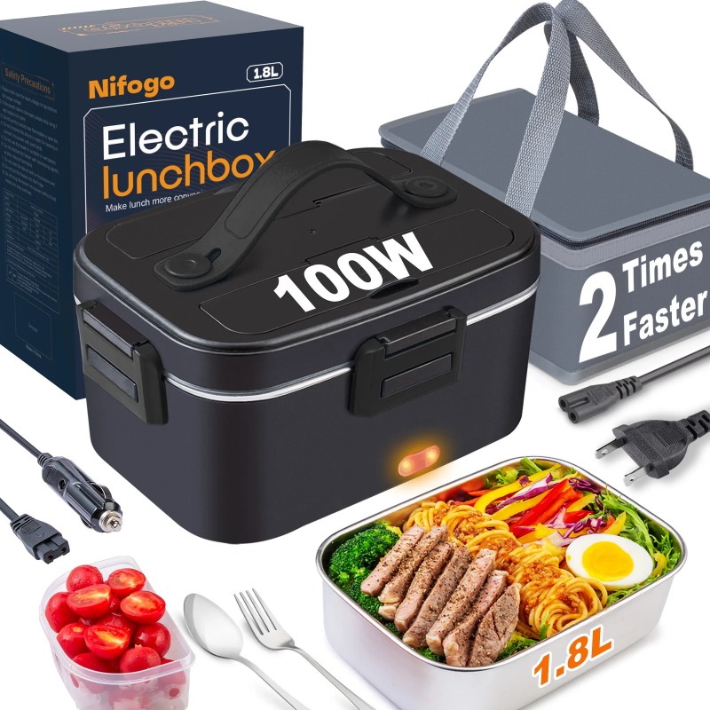 가정 및 사무실용 110V 전기 가열 도시락, 휴대용  - Food Storage Warmer 리뷰 및 가격