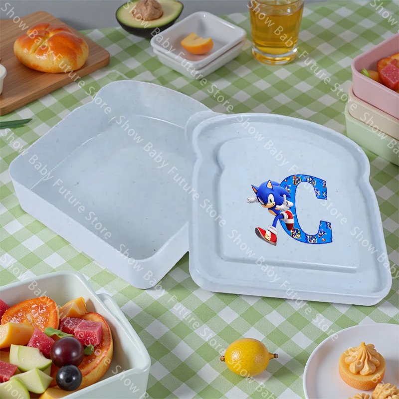새로운 만화 소닉스 알파벳 A-Z 샌드위치 보관함 소년 - Food Storage Oven Safe 리뷰 및 가격