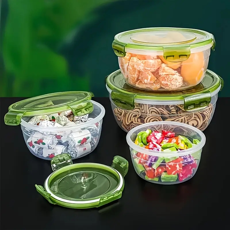 플라스틱 식품 보관 용기 4개, 도시락, 식당, 캠핑, - Food Storage Lunch Box 리뷰 및 가격