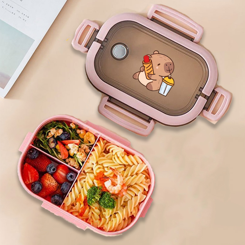 Capybara 도시락 상자 애니메이션 동물 인쇄 식품 - Food Storage Lunch Box 리뷰 및 가격