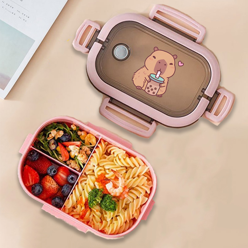 Capybara 도시락 상자 애니메이션 동물 인쇄 식품 - Food Storage Lunch Box 리뷰 및 가격
