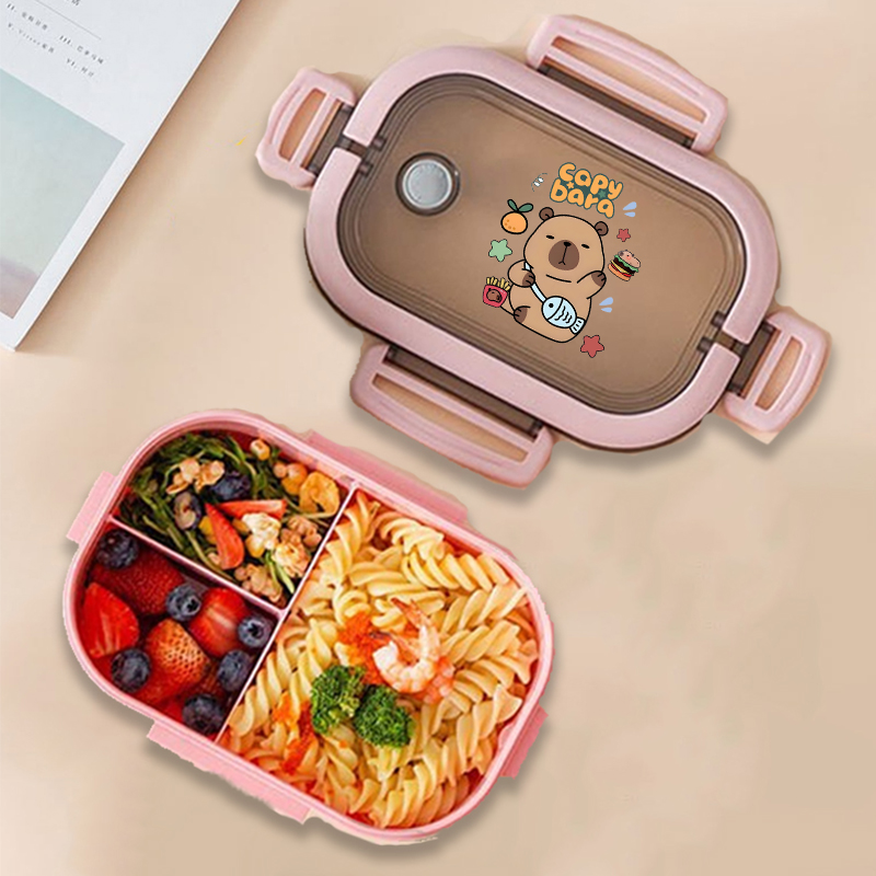 Capybara 도시락 상자 애니메이션 동물 인쇄 식품 - Food Storage Lunch Box 리뷰 및 가격