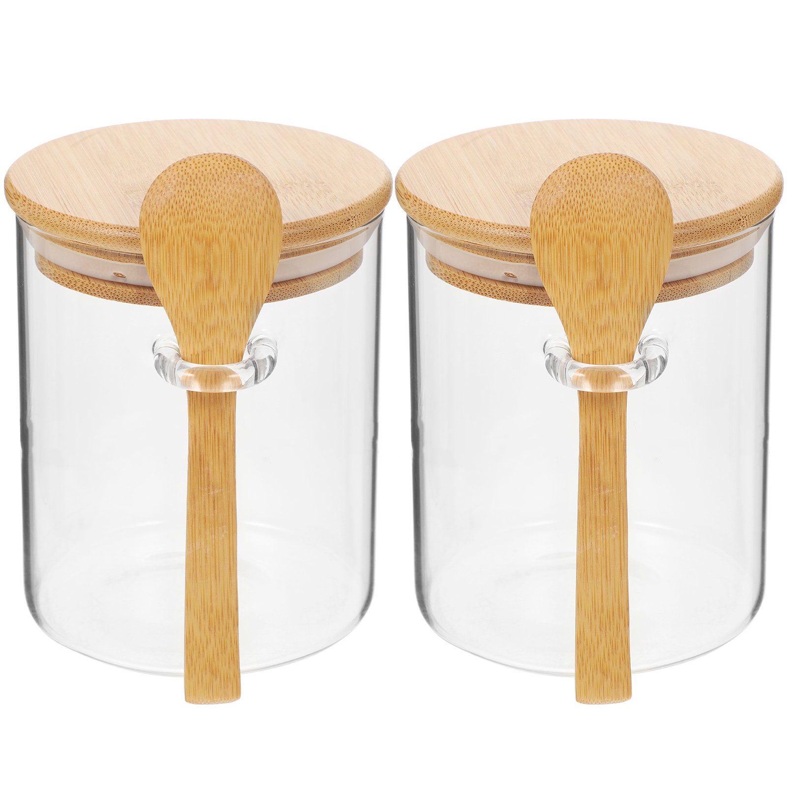 2개 밀가루 설탕 보관 용기 투명 식품 용기 주방용 항 - Food Storage Glass Containers 리뷰 및 가격