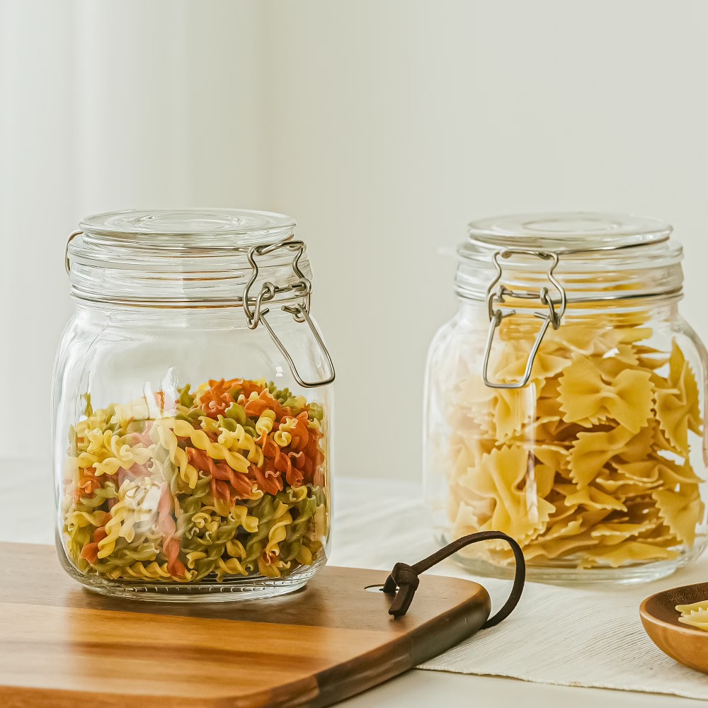 메인스테이 38온스 유리 식품 저장 용기, 잠금식 밀폐 - Food Storage Glass Containers 리뷰 및 가격
