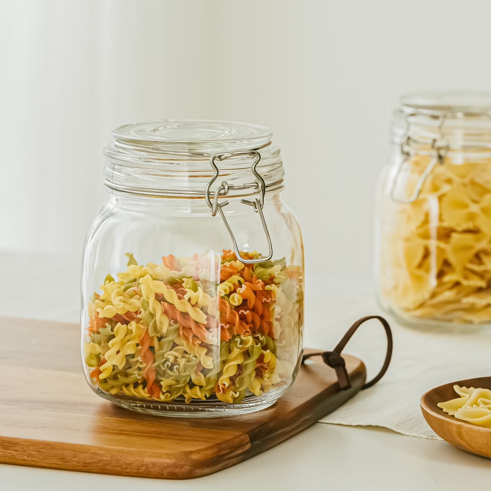 메인스테이 38온스 유리 식품 저장 용기, 잠금식 밀폐 - Food Storage Glass Containers 리뷰 및 가격