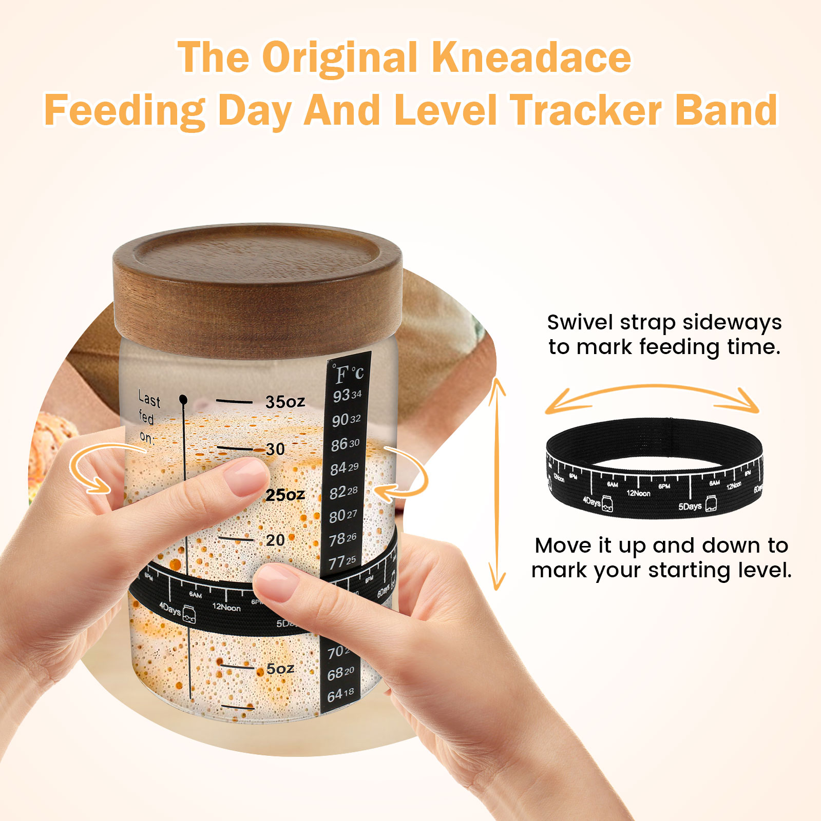 Sourdough 스타터 항아리 키트 1000ml 반죽 - Food Storage Glass Containers 리뷰 및 가격