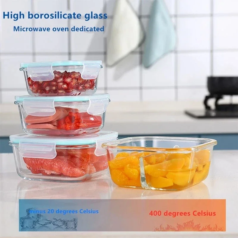 유리 신선도 유지 용기 고붕규산염 내열 전자레인지 도시 - Food Storage Glass Containers 리뷰 및 가격