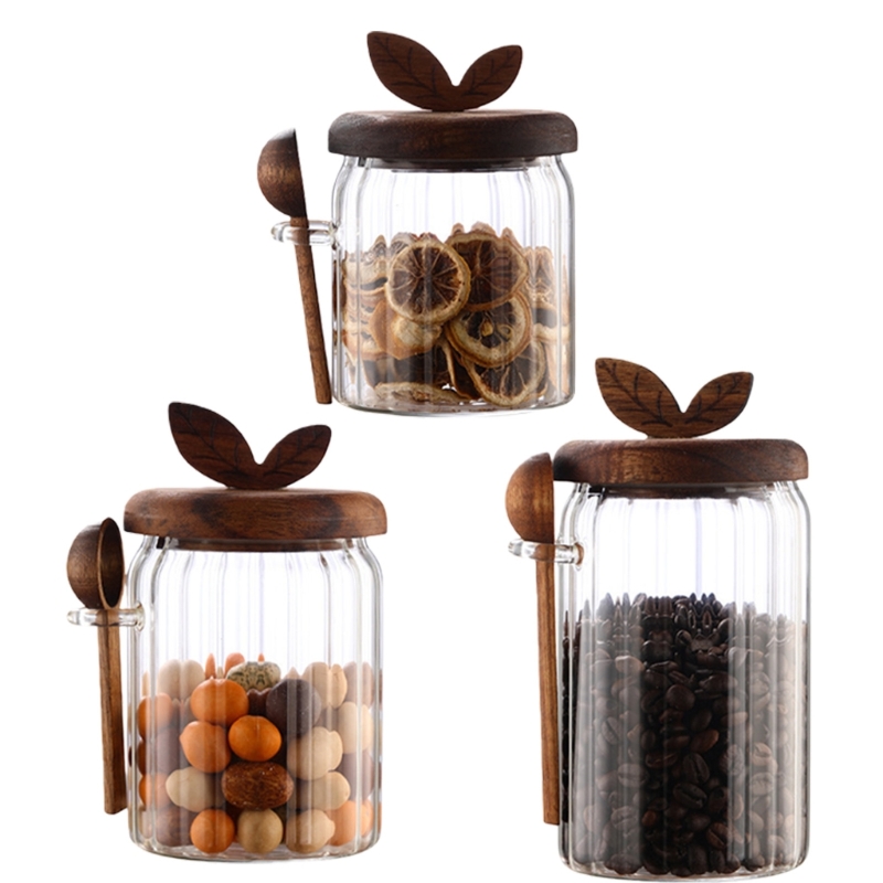 숟가락이 포함된 유리 밀봉 용기 고붕규산 재료 장기 식 - Food Storage For Long Term 리뷰 및 가격