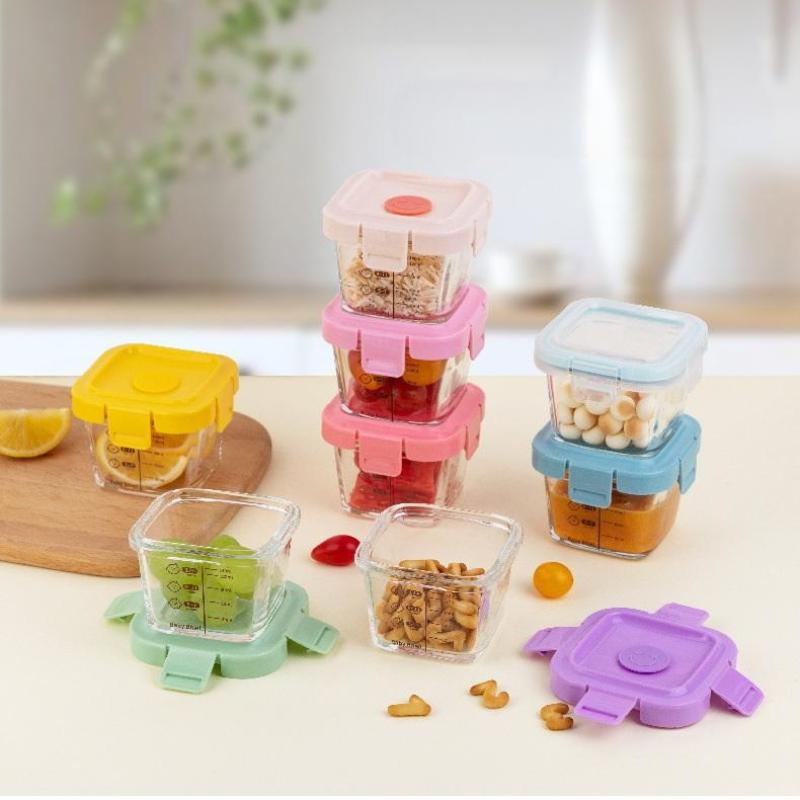 내열 보관함 스팍 3 in 1 휴대용 유리 이유식 용기 - Food Storage Glass Containers 리뷰 및 가격