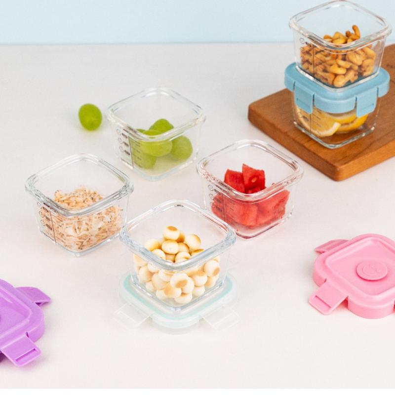 내열 보관함 스팍 3 in 1 휴대용 유리 이유식 용기 - Food Storage Glass Containers 리뷰 및 가격