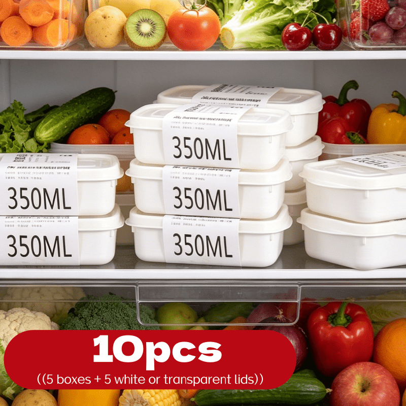 10개 재사용 가능 적층형 식품 보관 용기 세트 5개  - Food Storage Lunch Box 리뷰 및 가격