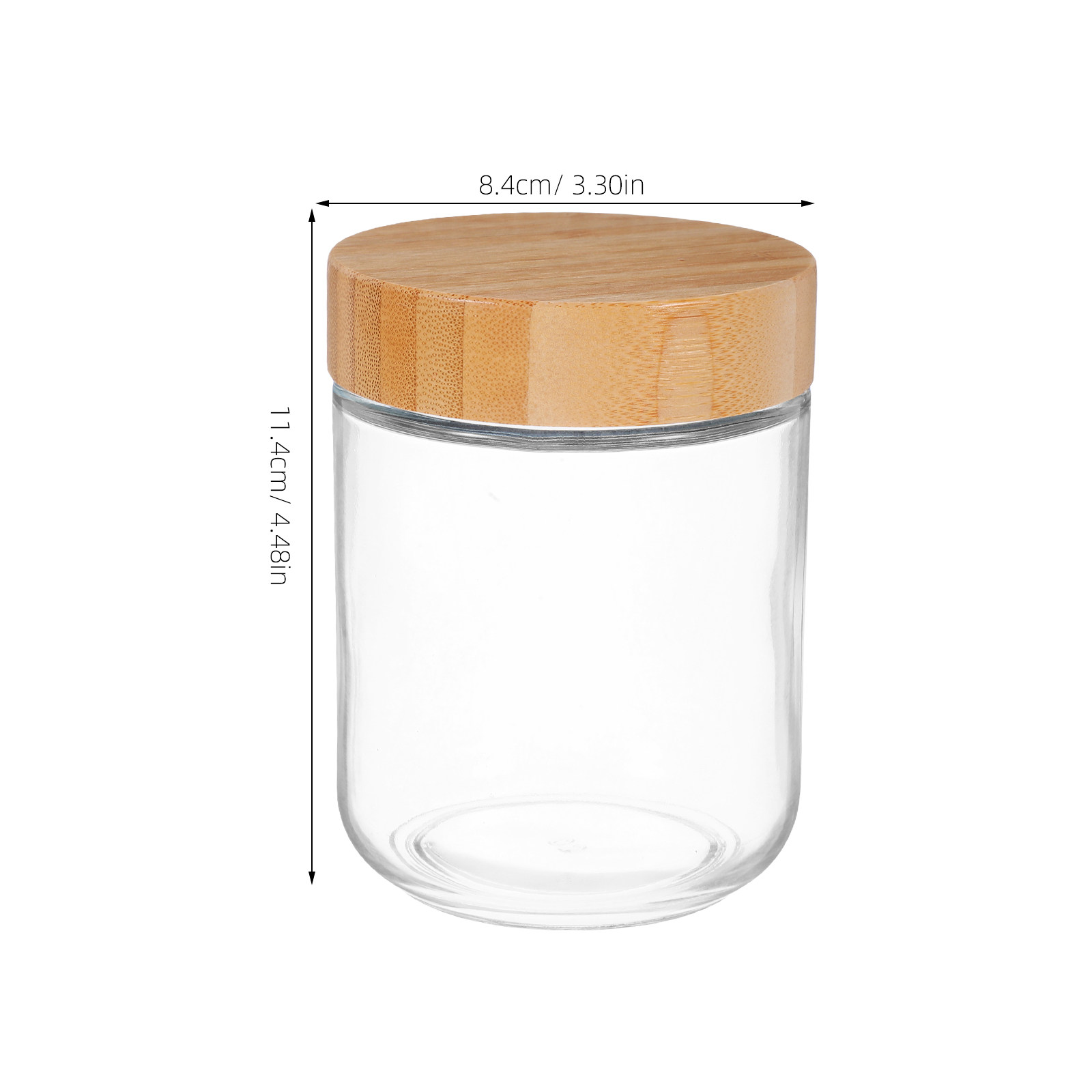 4개입 유리 주방 보관 용기, 대나무 뚜껑 밀폐 용기, - Food Storage Glass Containers 리뷰 및 가격